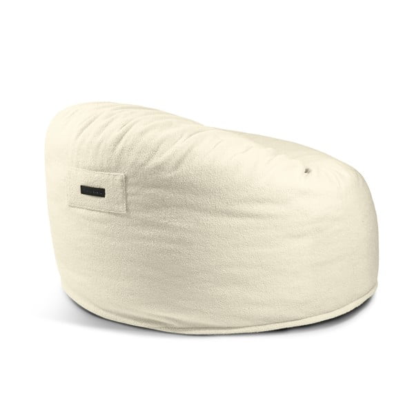 Hnedý sedací vak z textílie buklé Om 110 – SLOWDOWN-image-4