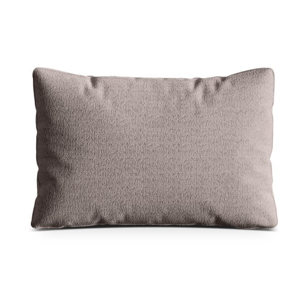 Sivobéžový vankúš na gauč z textílie buklé Kemi – Cosmopolitan Design