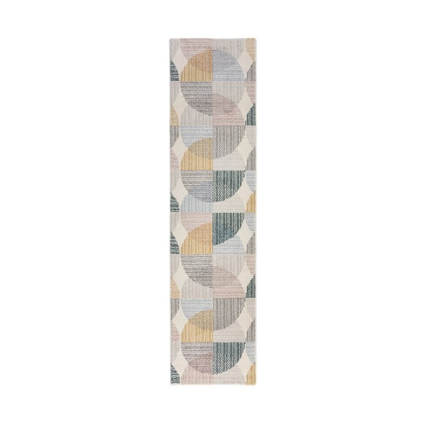 Sivo-žltý koberec Flair Rugs Centro, 60 x 230 cm