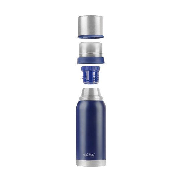 Tmavomodrý cestovný termohrnček Vialli Design Fuori, 1 l-image-3