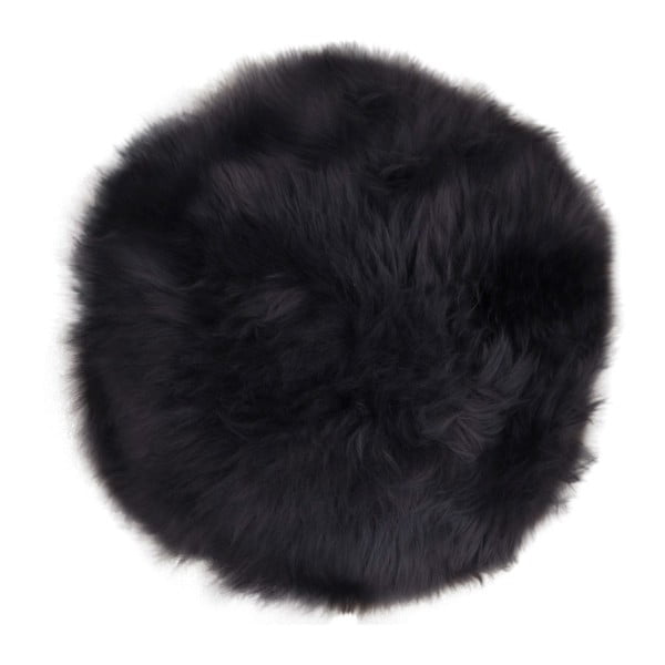 Čierna ovčia kožušina House Nordic Circle, 35 cm