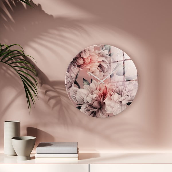 Sklenené nástenné hodiny ø 30 cm - Styler-image-2