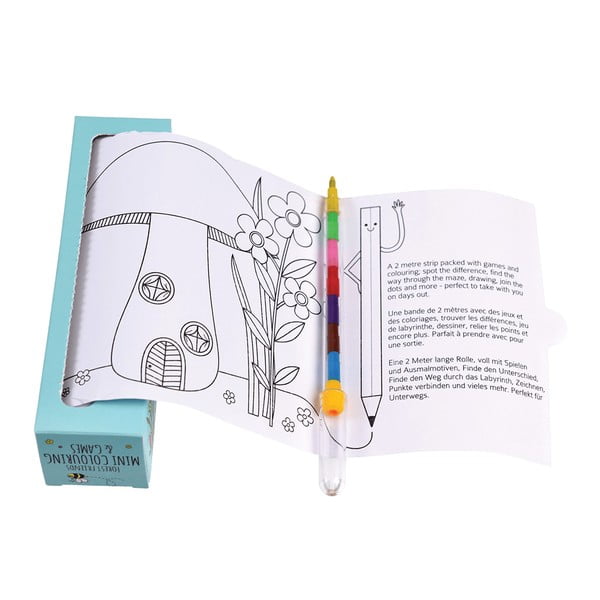 Cestovná sada detských omaľovánok a rébusov Rex London Forest-image-3