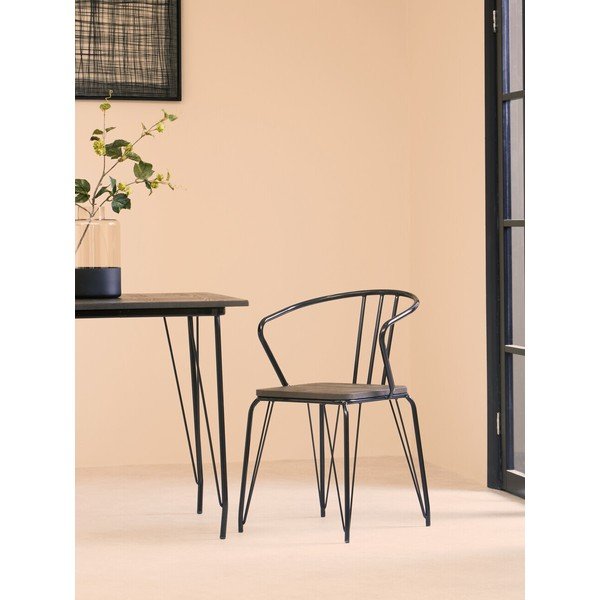 Jedálenský stôl z brestového dreva ø 80 cm District – Premier Housewares-image-2