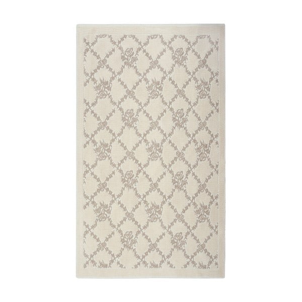 Krémový bavlnený koberec Floorist Mira, 120 x 180 cm
