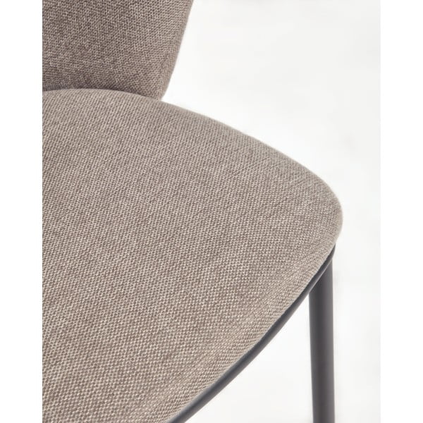 Svetlohnedá barová stolička (výška sedadla 65 cm) Ciselia – Kave Home-image-4