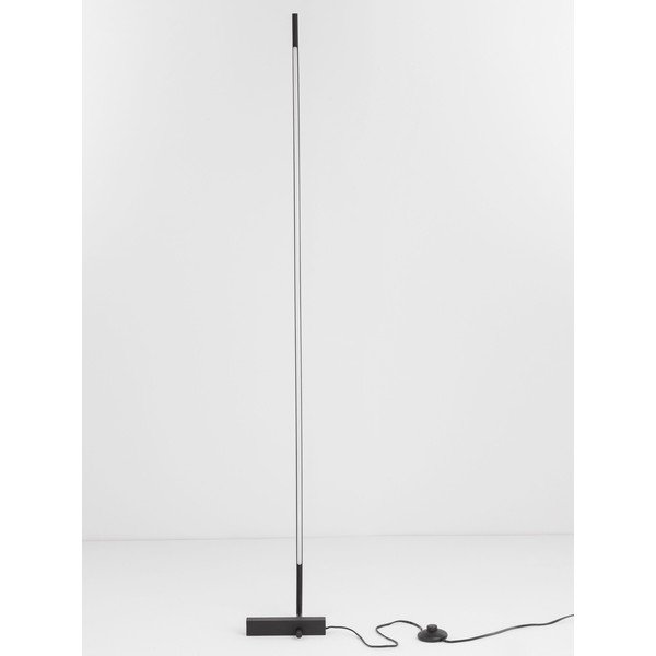 Čierna kovová LED stojacia lampa s tienidlom z akrylového skla (výška  140 cm) Raccio – Nova Luce-image-4