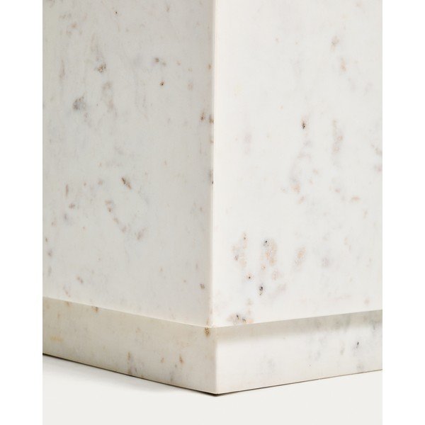 Mramorový odkladací stolík 50x50 cm Sorein – Kave Home-image-4