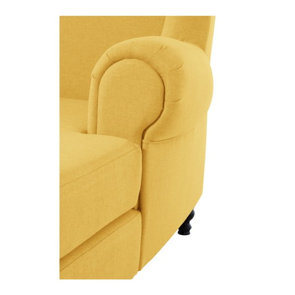 Žlté kreslo ušiak Max Winzer Mareille Yellow-image-4