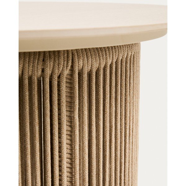 Kovový okrúhly záhradný stolík ø 55 cm Orosei – Kave Home-image-4