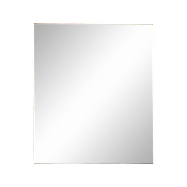 Závesná kúpeľňová skrinka so zrkadlom v dekore duba v prírodnej farbe 60x70 cm Wisla – Støraa-image-1