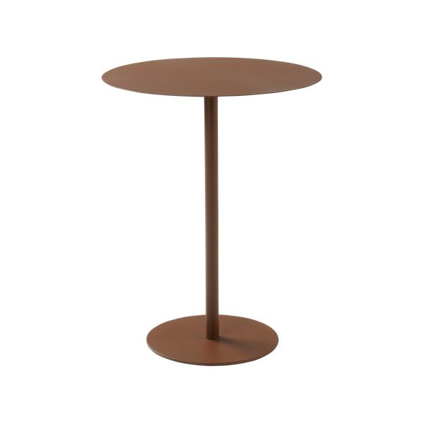 Kovový okrúhly odkladací stolík ø 40 cm Heby – Jotex