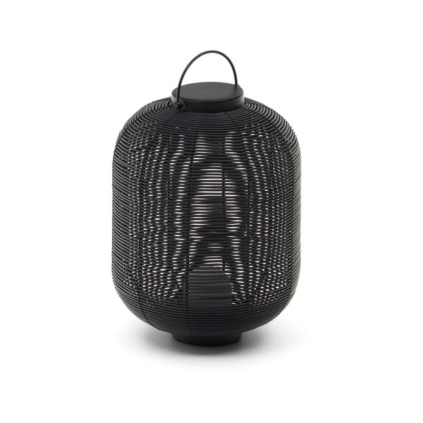 Čierna LED stmievateľná stolová lampa (výška 37 cm) Saranella – Kave Home