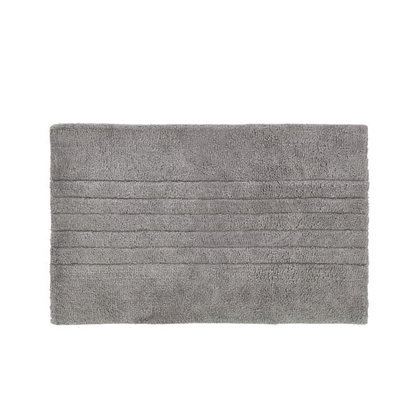 Sivá kúpeľňová predložka z bio bavlny 50x80 cm Soft – Södahl