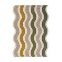 Zelený/v prírodnej farbe ručne tkaný vlnený koberec 200x290 cm Cascade Wool – Flair Rugs