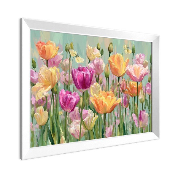 Tlačený obraz s rámom 75x56 cm Spring Tulip – Styler-image-3