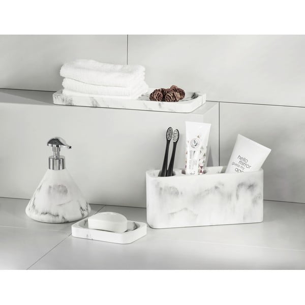 Bielo-sivý organizér na kefky Wenko Desio-image-2