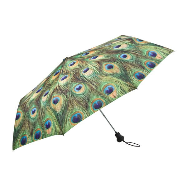 Zelený skladací dáždnik Von Lilienfeld Peacock
