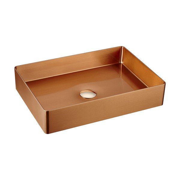 Antikoro umývadlo v medenej farbe 50x35 cm Aurum – Sapho