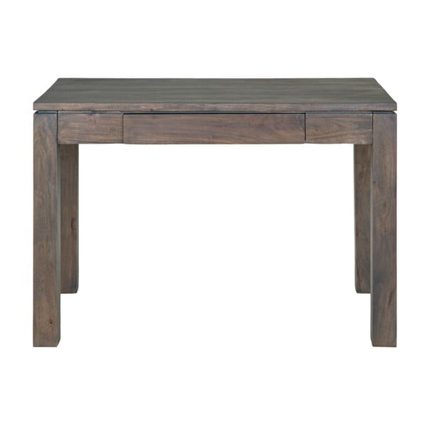 Pracovný stôl z masívneho sivo moreného akáciového dreva Zara
