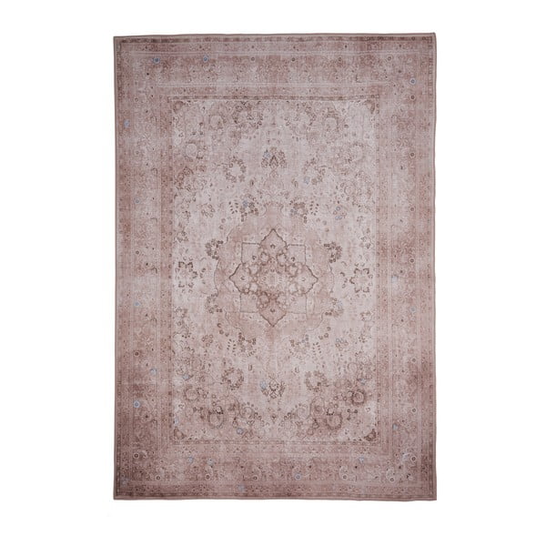 Svetlohnedý koberec Floorita Keshan Cream, 80 × 150 cm