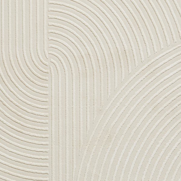 Krémovobiely umývateľný koberec z recyklovaných vlákien 160x230 cm Flores – Think Rugs-image-3