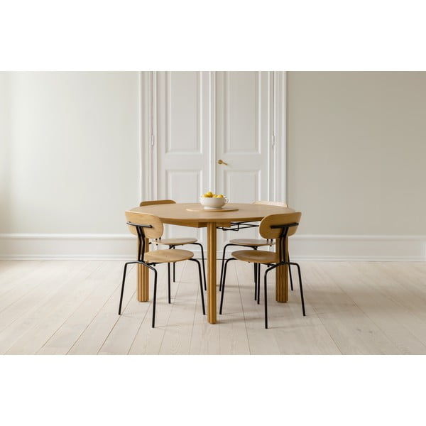 Jedálenská stolička v zlato-svetlo hnedej farbe Curious – UMAGE-image-1