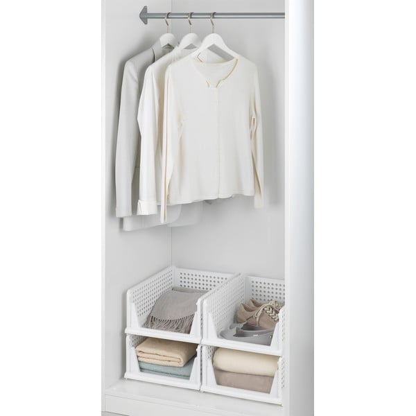 Plastové organizéry do skrine v súprave 2 ks - Maximex-image-3