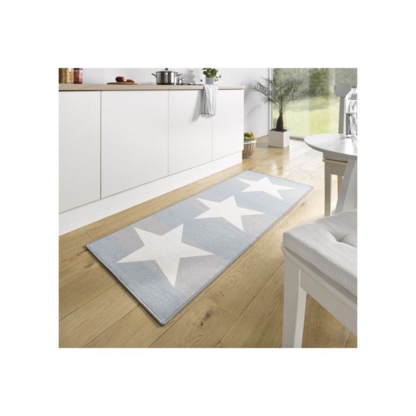 Modro-sivý kuchynský behúň Hanse Home Star's, 67 x 180 cm-image-2
