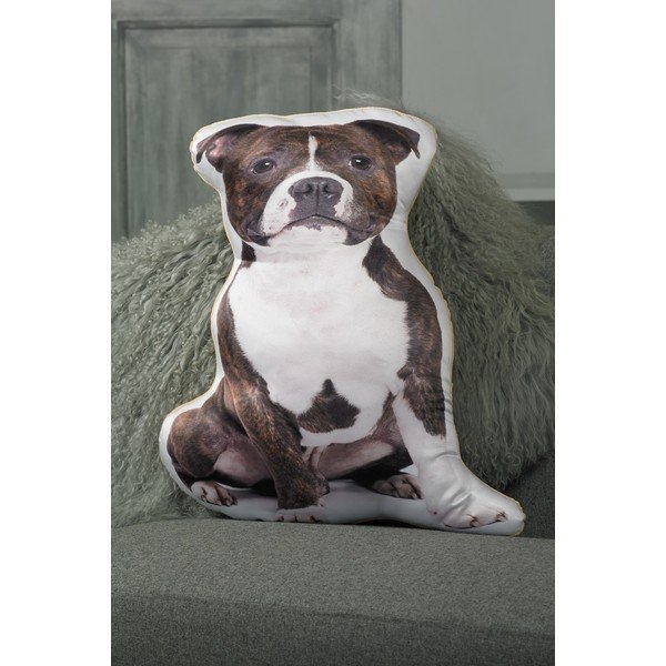 Vankúšik s potlačou Stafordšírskeho bulteriéra Adorable Cushions-image-1