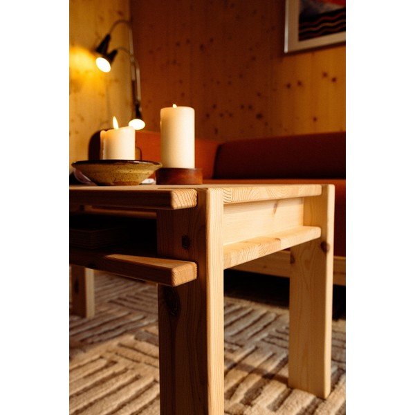 Konferenčný stolík z borovicového dreva v svetlo prírodnej farbe 50x80 cm Tuck – Karup-image-2