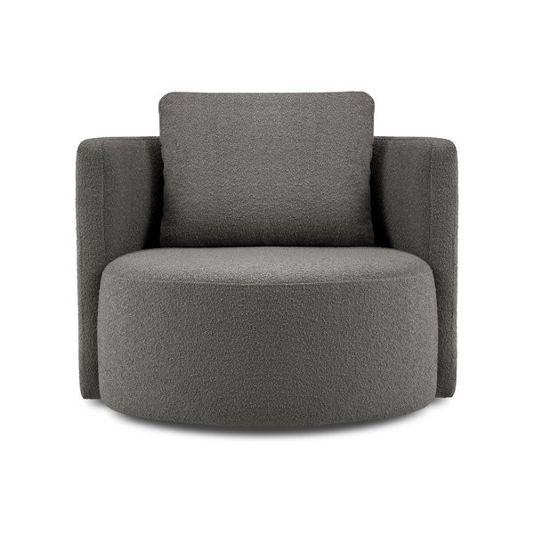 Tmavosivé otočné kreslo Interieurs 86 Nael-image-2
