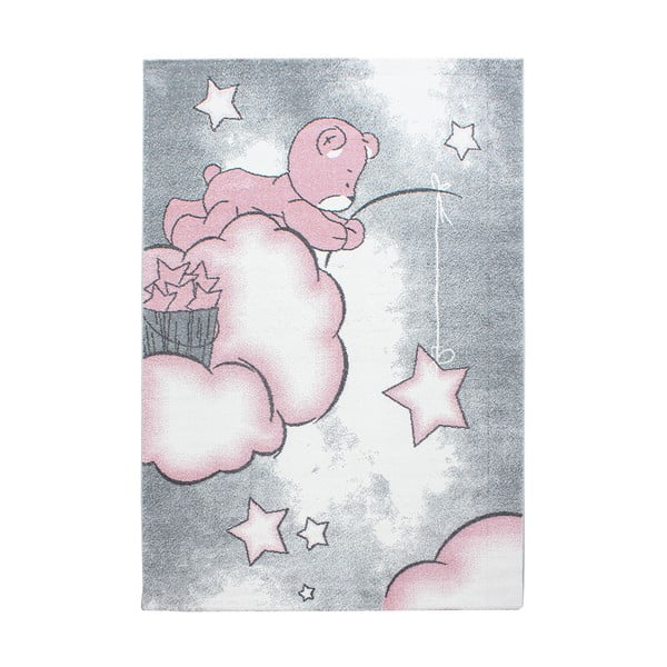 Ružovo-sivý detský koberec 120x170 cm Kids – Ayyildiz Carpets