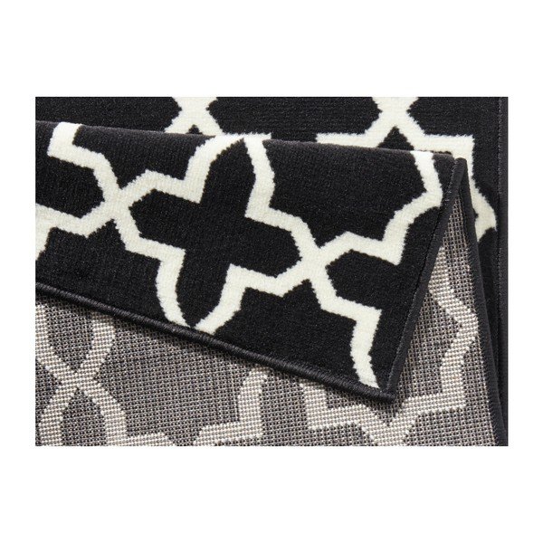 Čierno-biely behúň Hanse Home Basic Glam, 80 x 200 cm-image-3