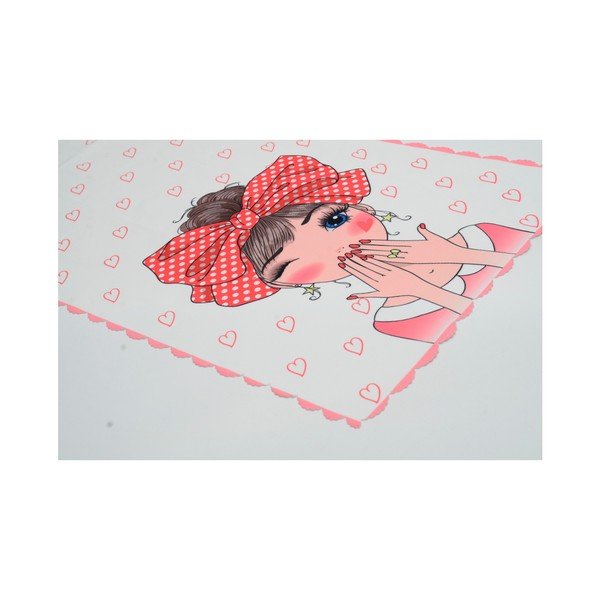 Behúň na stôl z mikrovlákna Minimalist Cushion Covers Cute Girl, 45 × 145 cm-image-1