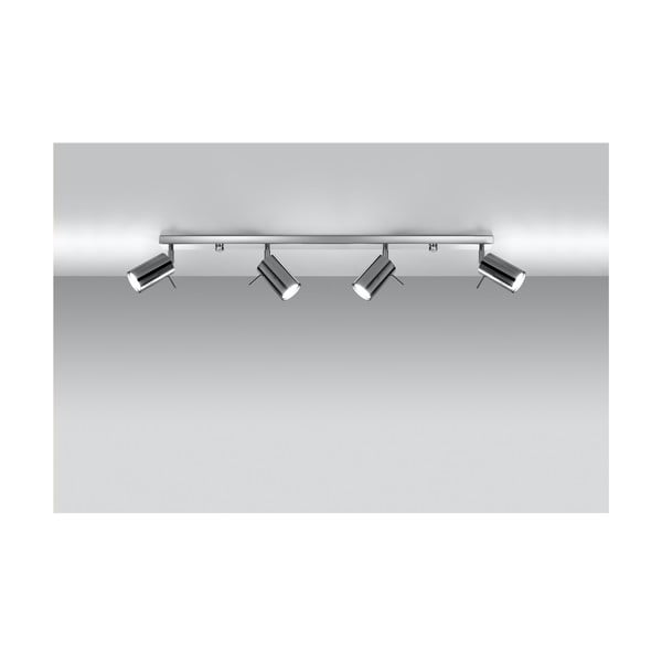 Stropné svietidlo v striebornej farbe Sollux Etna 4L-image-2