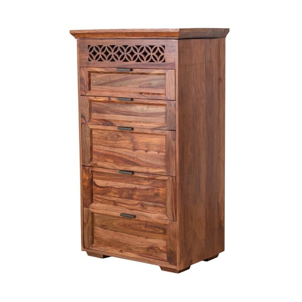 Komoda z masívneho palisandrového dreva Massive Home Rosie, dĺžka 60 cm-image-1