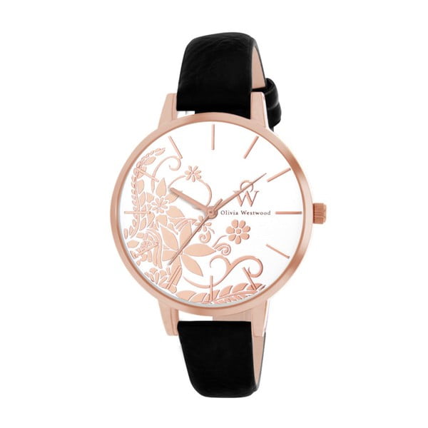 Dámske hodinky s remienkom v čiernej farbe Olivia Westwood Suna