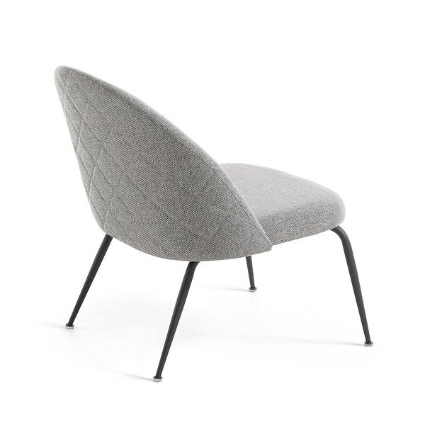 Sivé kreslo Kave Home Mystere-image-3