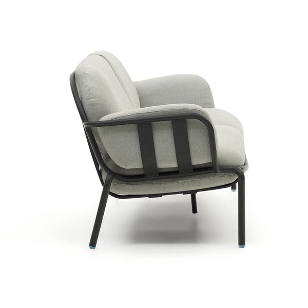 Svetlosivá záhradná pohovka Joncols – Kave Home-image-3