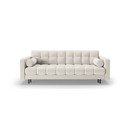 Krémová rozkladacia/s úložným priestorom pohovka 222 cm Bali – Cosmopolitan Design