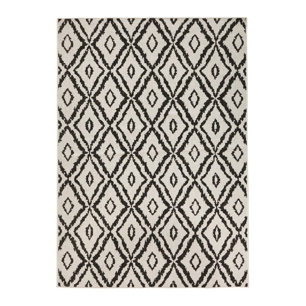 Hnedo-biely vonkajší koberec NORTHRUGS Rio, 80 x 150 cm