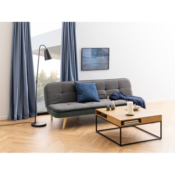 Konferenčný stolík s doskou v dubovom dekore v tmavoprírodnej farbe 80x80 cm Willford – Actona-image-2