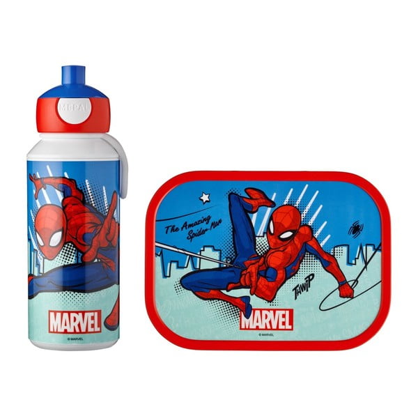 Detský desiatový box s fliaš Spiderman - Mepal