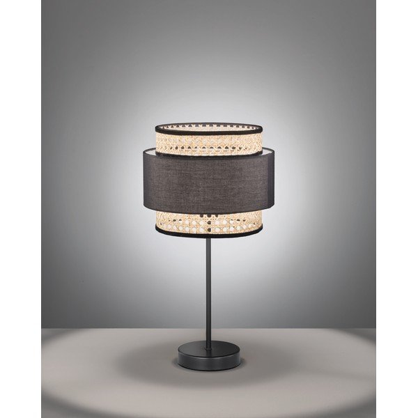 Čierno-béžová stolová lampa Fischer & Honsel Tape-image-1