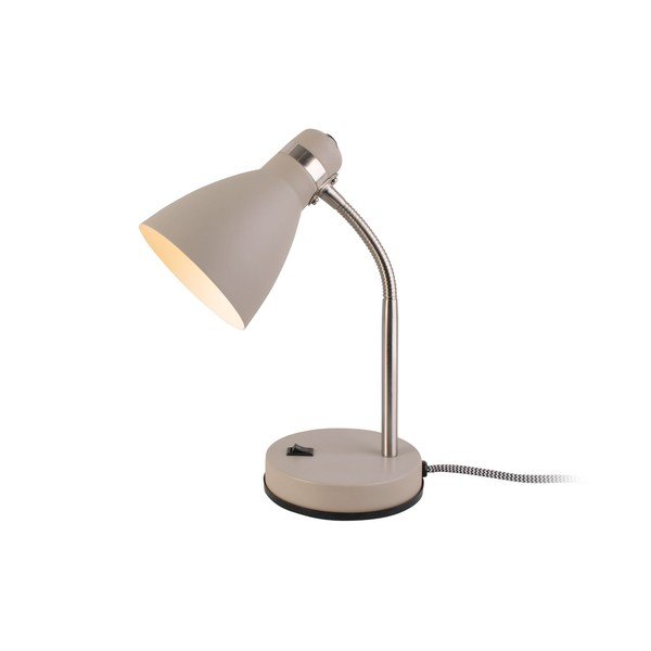 Sivá stolová lampa Leitmotiv Study, výška 30 cm-image-4