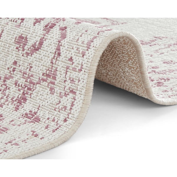 Červeno-krémový vonkajší koberec NORTHRUGS Tilos, 120 x 170 cm-image-2