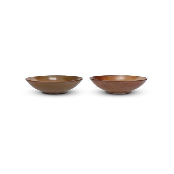 Hnedá porcelánová misa ø 21 cm Ovio – BonBistro-image-2