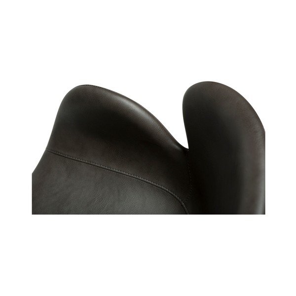 Sivé čalúnené jedálenské kreslo s podrúčkami Gaia – DAN-FORM Denmark-image-3