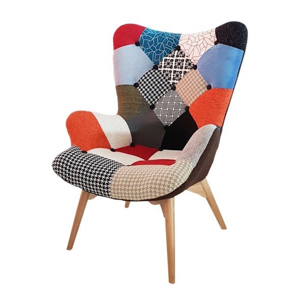 Patchworkové kreslo Castagnetti Fin-image-3